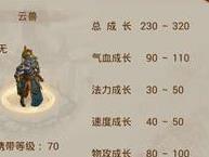 问道手游云兽进化需要多少元宝 进化表一览