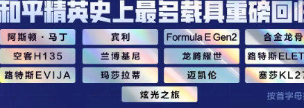 和平精英刺激之夜返场载具有哪些